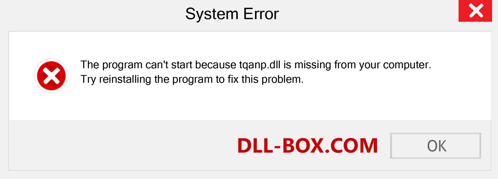  tqanp.dll file is missing?. Download for Windows 7, 8, 10 - Fix  tqanp dll Missing Error on Windows, photos, images